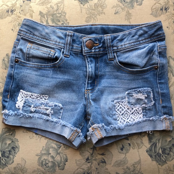 Other - Cute Girls Patchwork Shorts Size 7